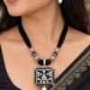 Black And Silver Necklace